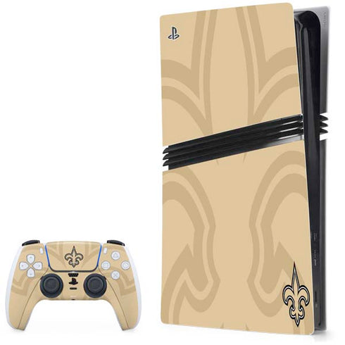 NFL New Orleans Saints Double Vision PS5 Pro Bundle Skin
